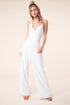 Sure To Be Seen White Ruffle Jumpsuit